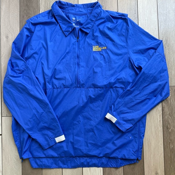 Nike Royal Blue NFL Jacket Los Angeles Rams - Picture 1 of 5
